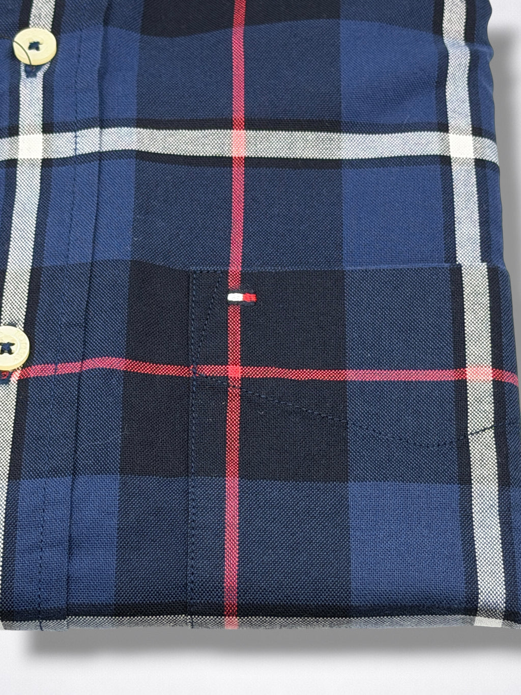 Camisa Tommy Hilfiger Classic Fit manga larga talla S