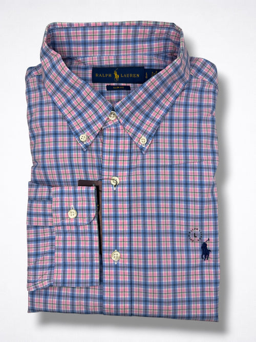 Camisa Polo Ralph Lauren Classic Fit manga larga talla L slim fit, modelo reducido, sirve para talla M