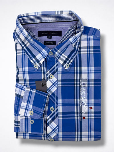 Camisa Tommy Hilfiger Custom Fit Manga Larga Talla XL