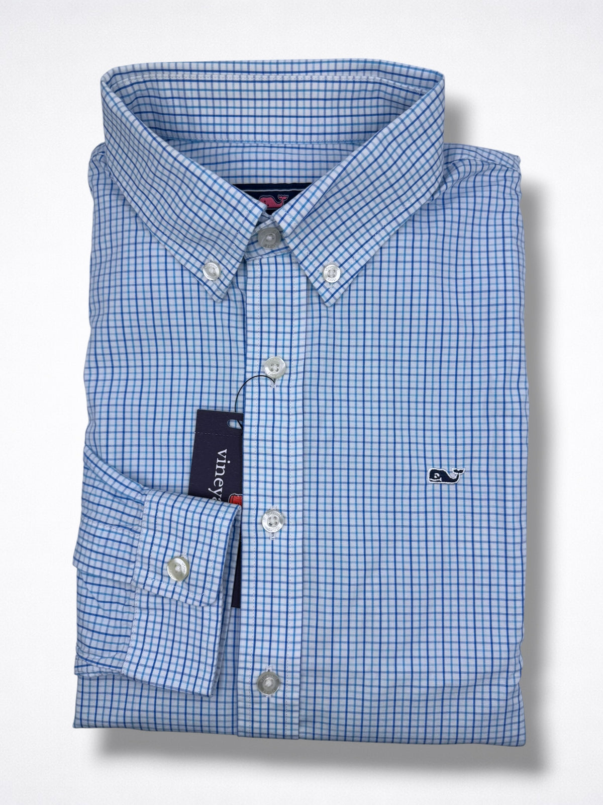 Camisa Vineyard Vines Classic Fit Manga Larga Talla S