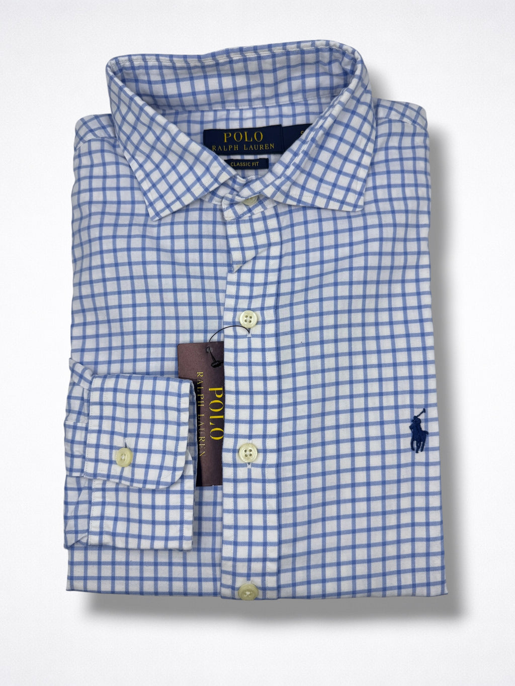Camisa Polo Ralph Lauren Classic Fit manga larga talla S