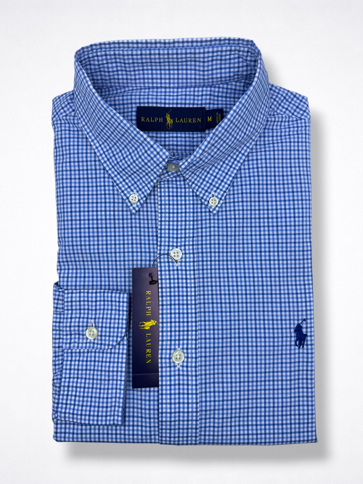 Camisa Polo Ralph Lauren Classic Fit Manga Larga Talla M