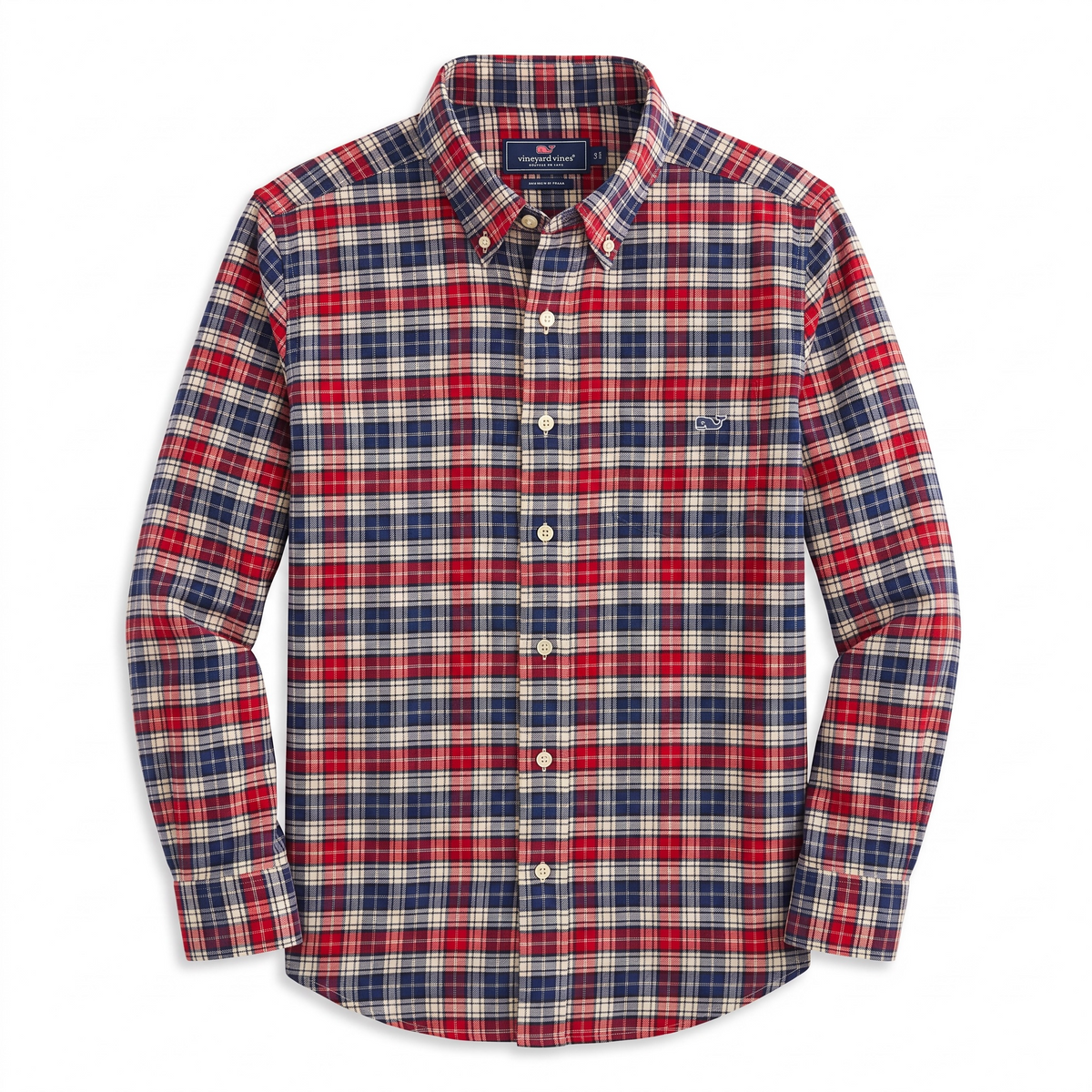 Camisa Vineyard Vines Classic Fit manga larga talla L