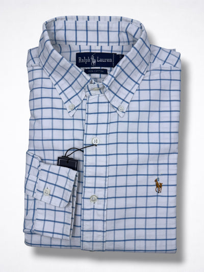 Camisa Polo Ralph Lauren 15 1/2 Classic Fit Manga Larga 34 Talla M