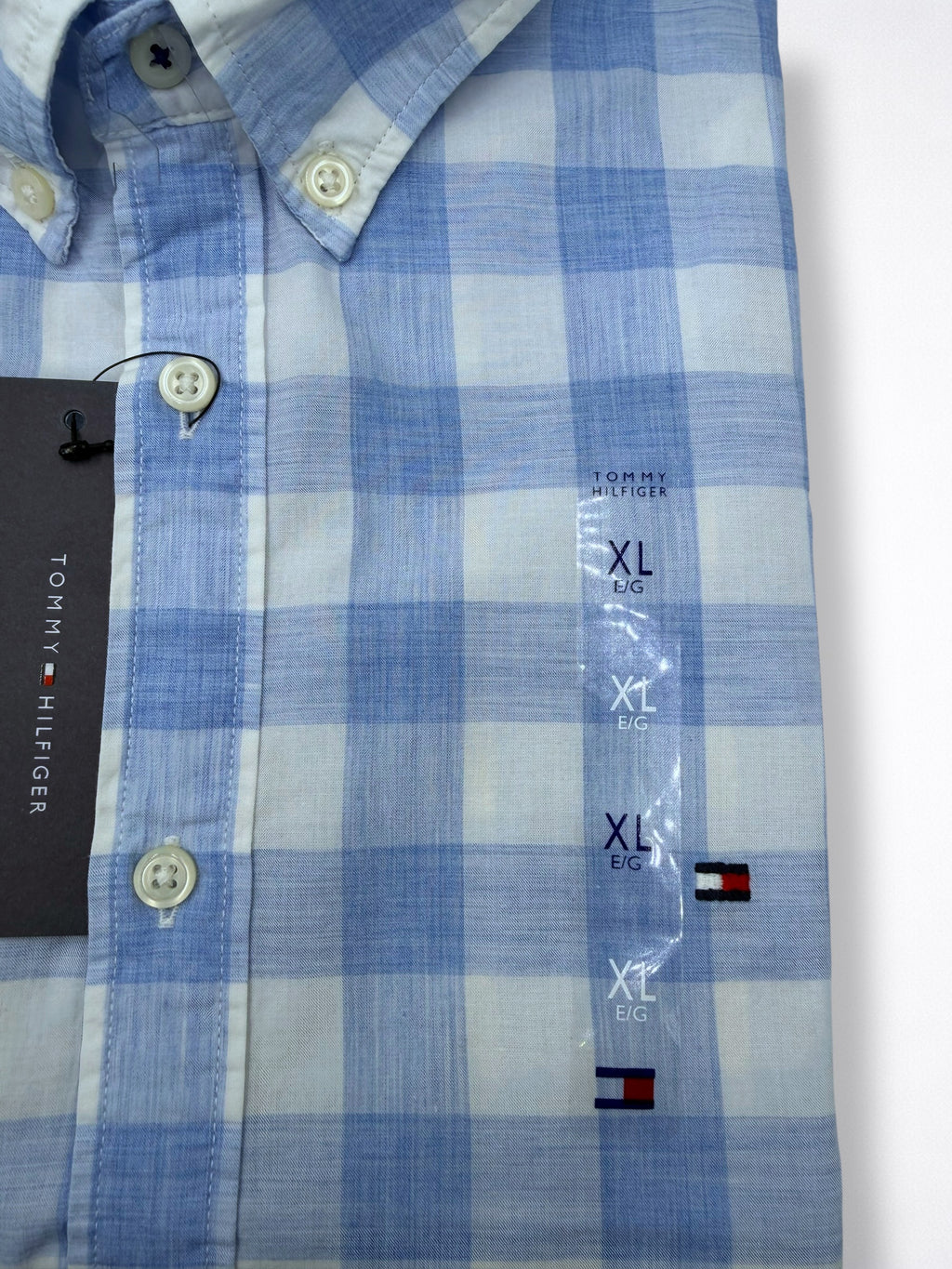 Camisa Tommy Hilfiger Slim Fit Manga Larga Talla XL