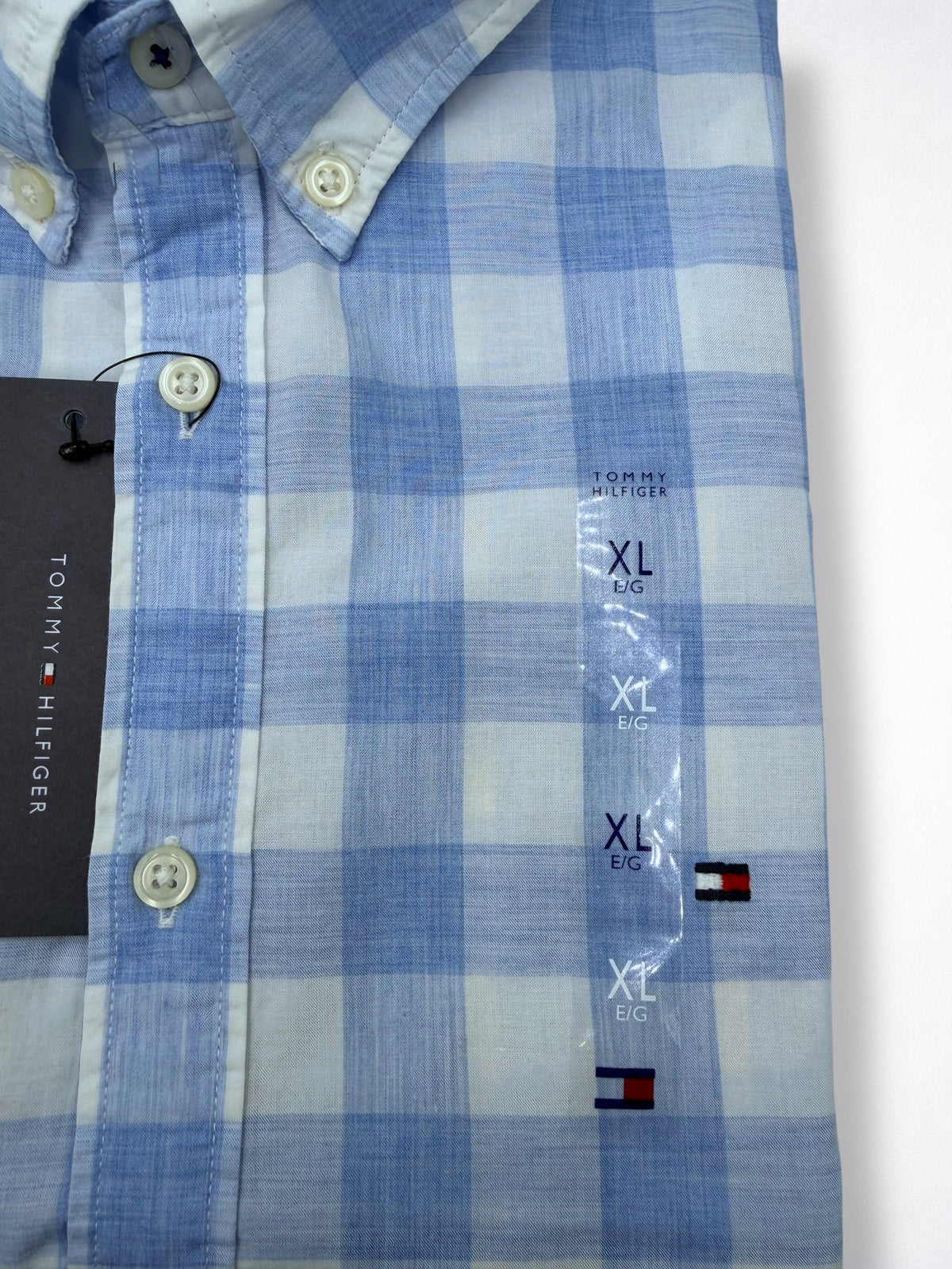 Camisa Tommy Hilfiger Slim Fit Manga Larga Talla XL