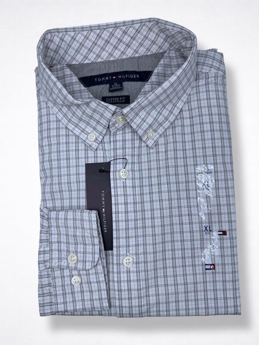 Camisa Tommy Hilfiger Custom Fit Manga Larga Talla XL