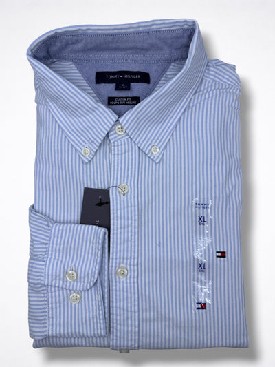 Camisa Tommy Hilfiger Custom Fit Manga Larga Talla XL
