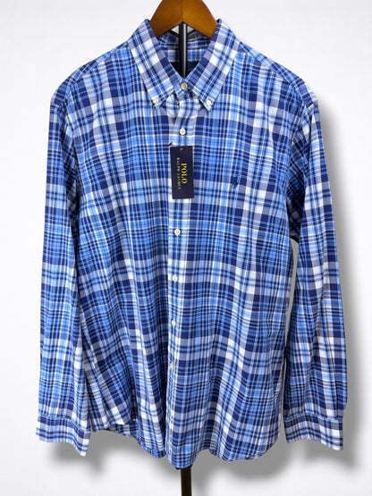 Camisa Polo Ralph Lauren Classic Fit Manga Larga Talla XL