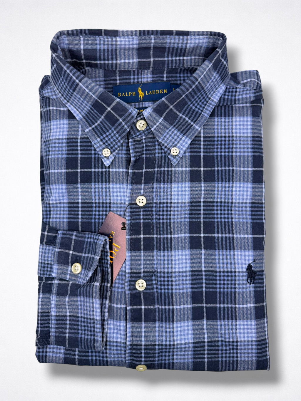 Camisa Polo Ralph Lauren Classic Fit Manga Larga Talla M