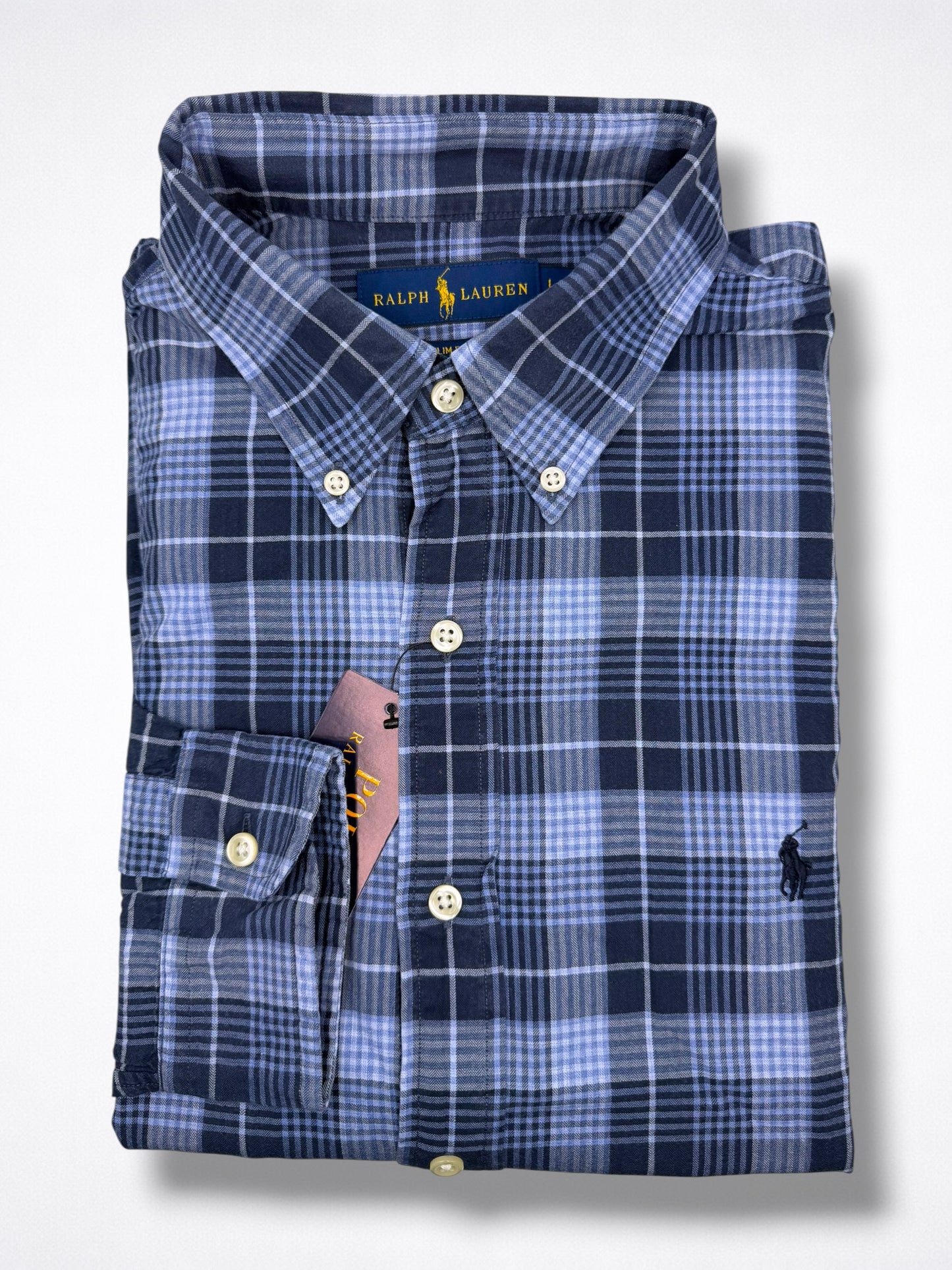 Camisa Polo Ralph Lauren Classic Fit Manga Larga Talla M