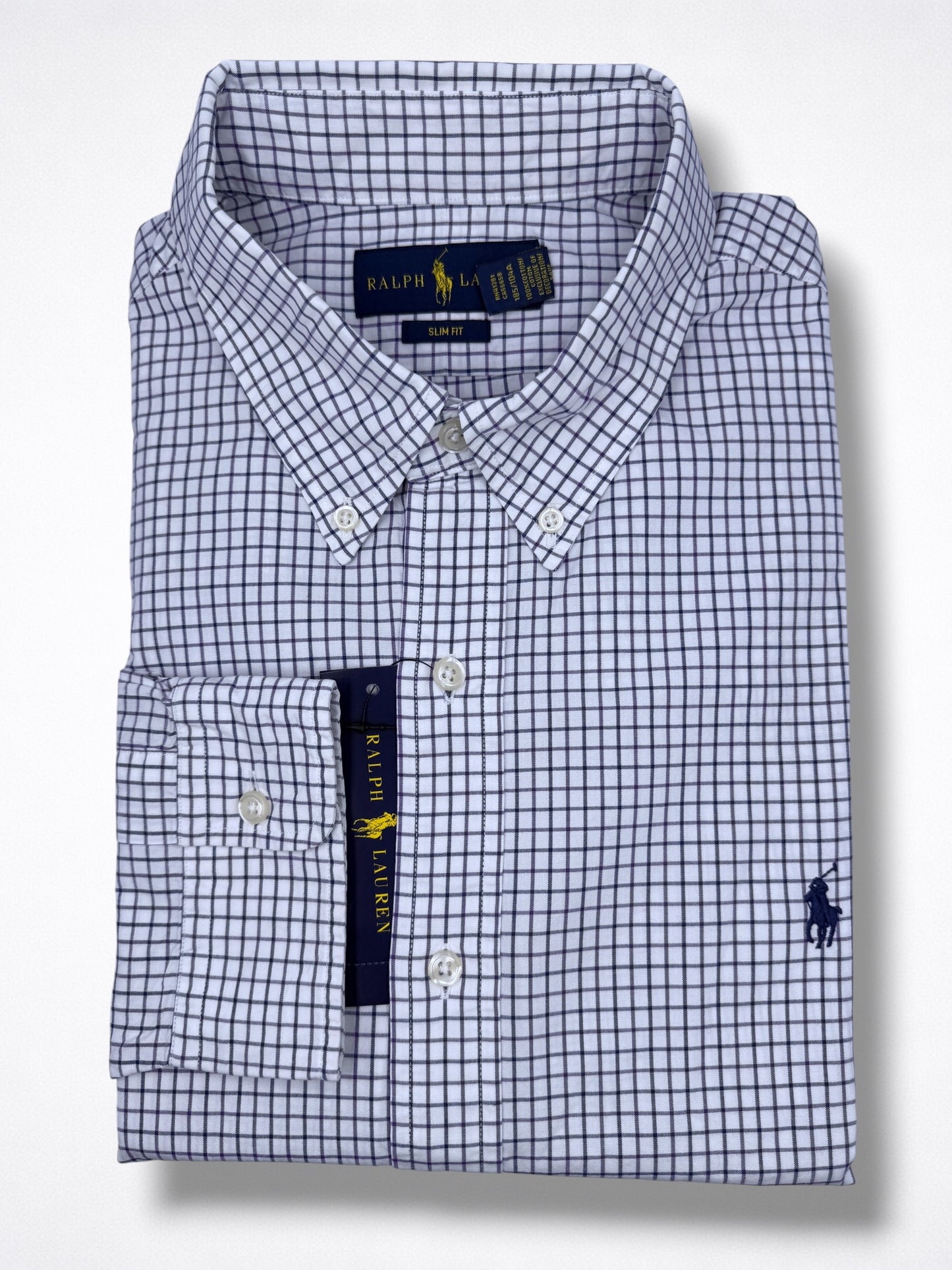 Camisa Polo Ralph Lauren Slim Fit Manga Larga Talla XL