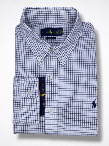 Camisa Polo Ralph Lauren Slim Fit Manga Larga Talla XL