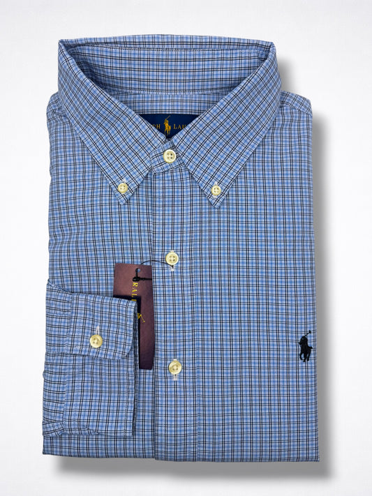 Camisa Polo Ralph Lauren Classic Fit Manga Larga Talla L