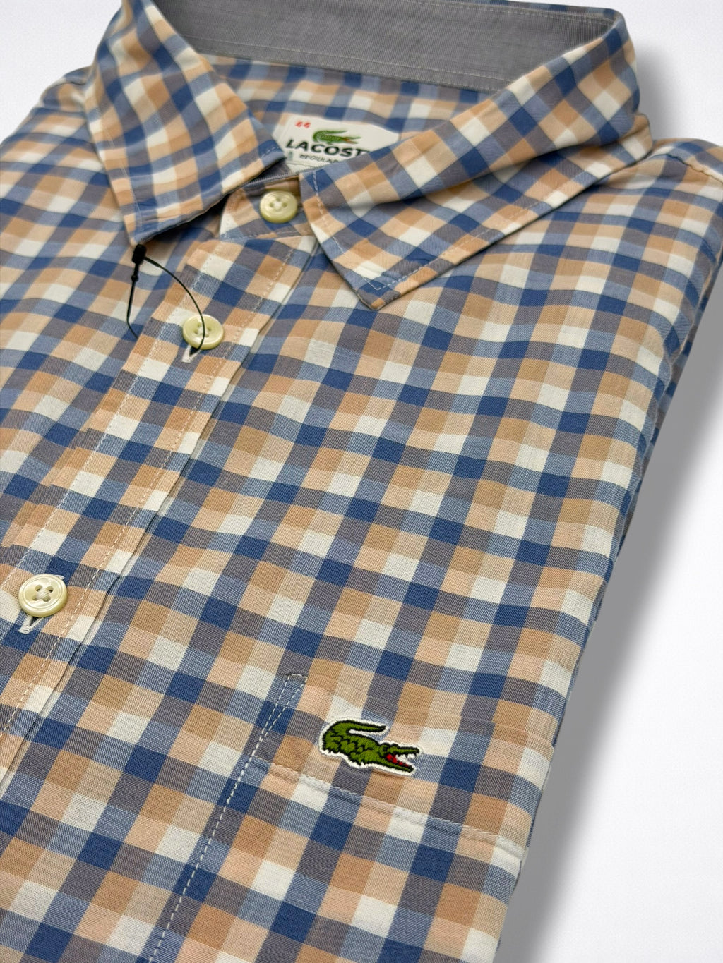 Camisa Lacoste Classic Fit Manga Larga Talla L