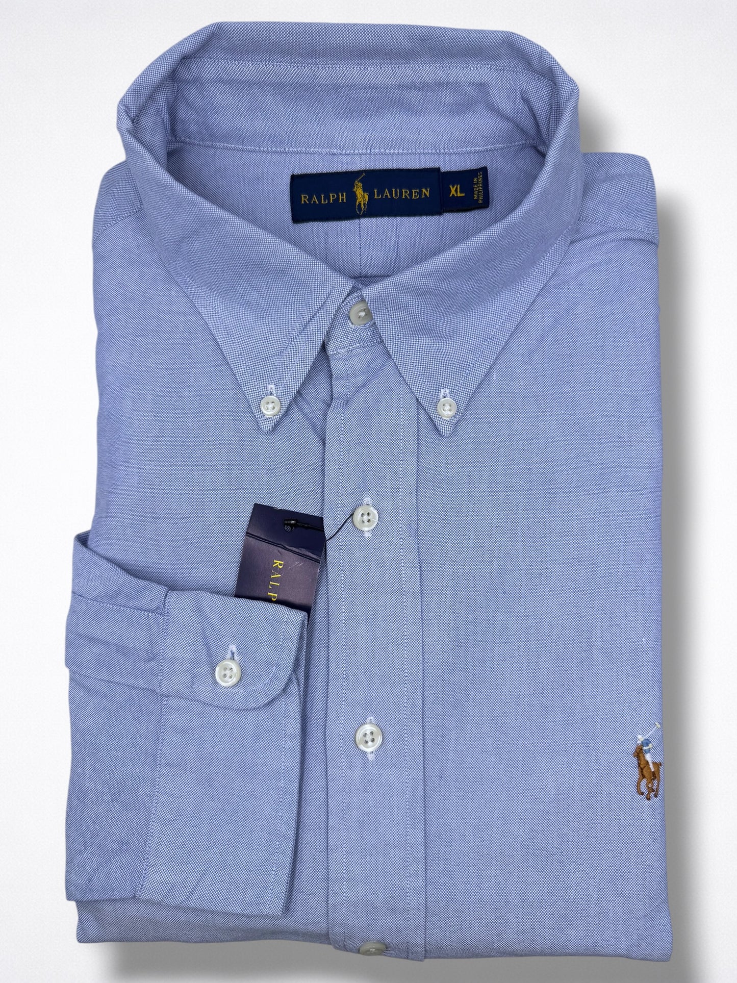 Camisa Polo Ralph Lauren Classic Fit Manga Larga Talla XL
