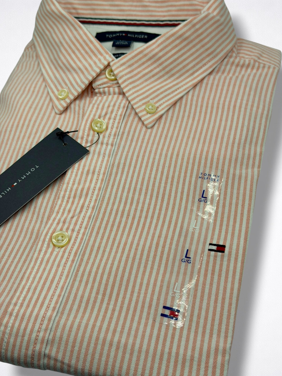 Camisa Tommy Hilfiger Classic Fit Manga Corta Talla L