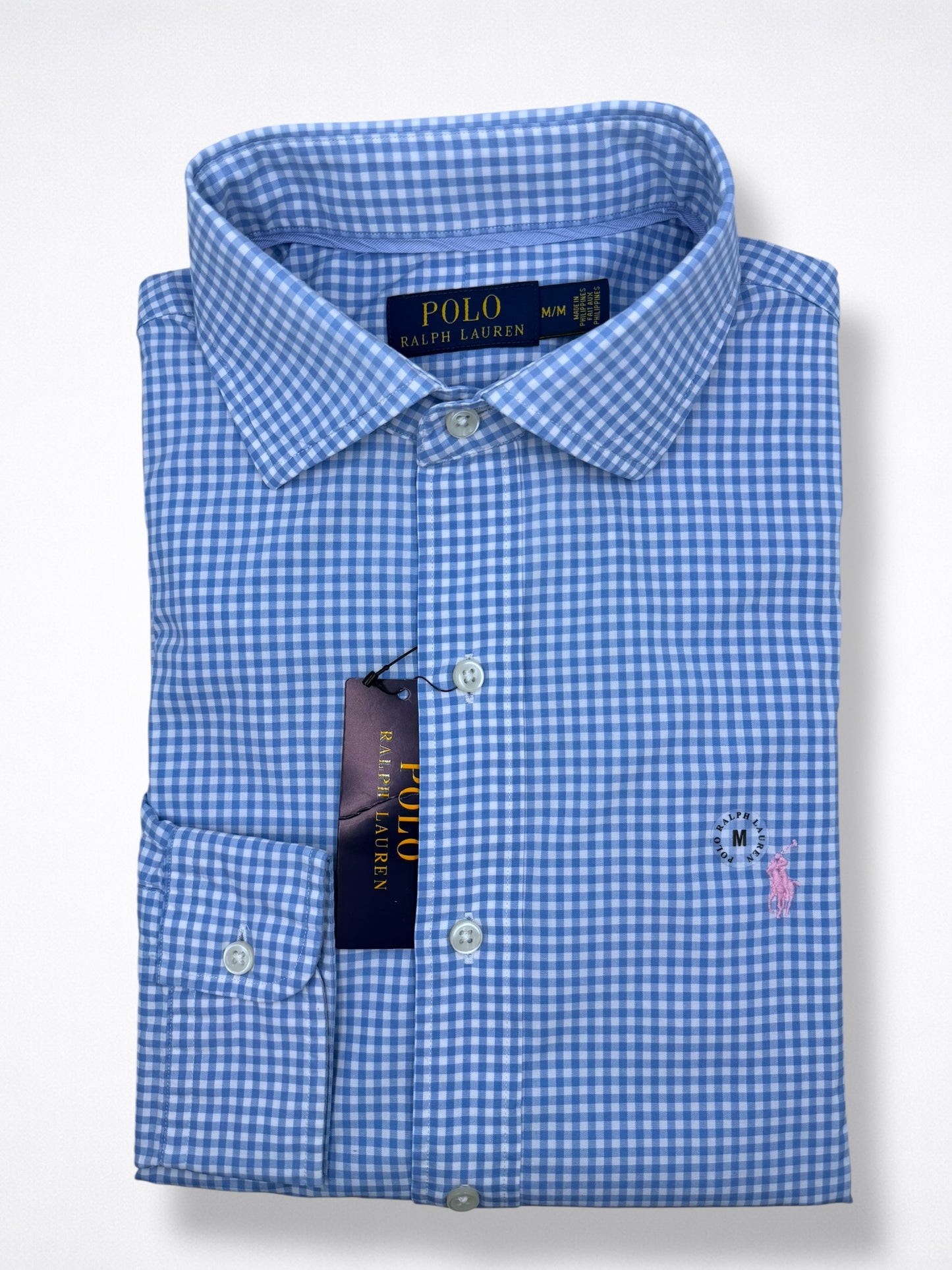 Camisa Polo Ralph Lauren Classic Fit Manga Larga Talla M