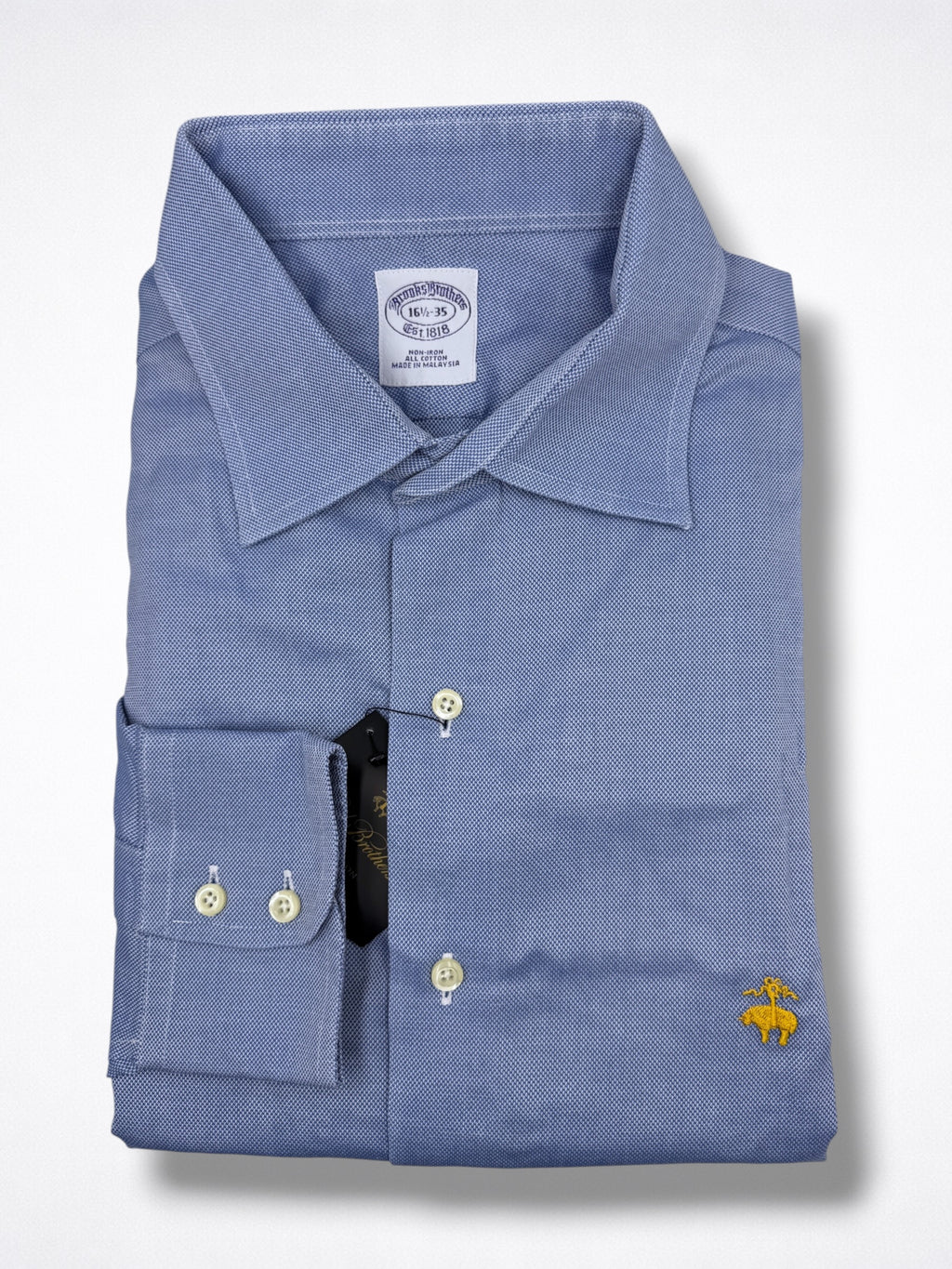 Camisa Brooks Brothers Classic Fit manga larga talla L