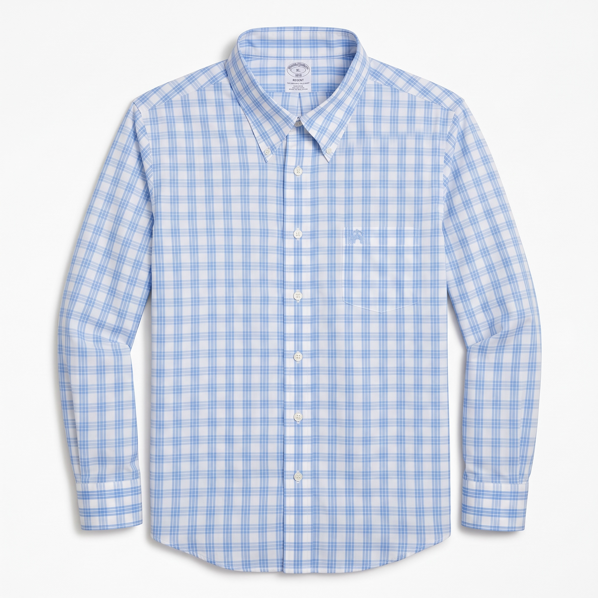 Camisa Brooks Brothers Classic Fit manga larga talla XL