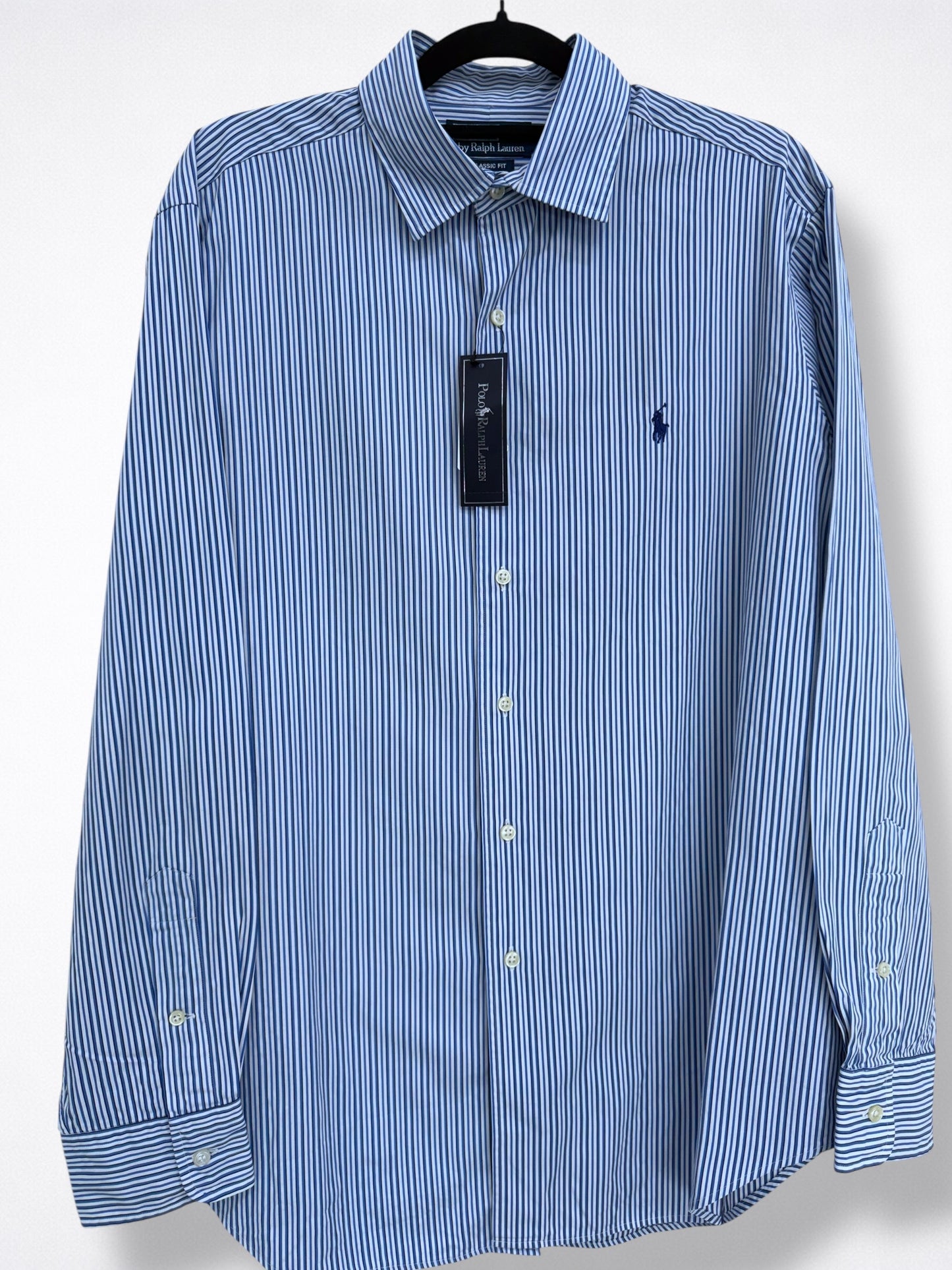 Camisa Polo Ralph Lauren Classic Fit Manga Larga Talla L