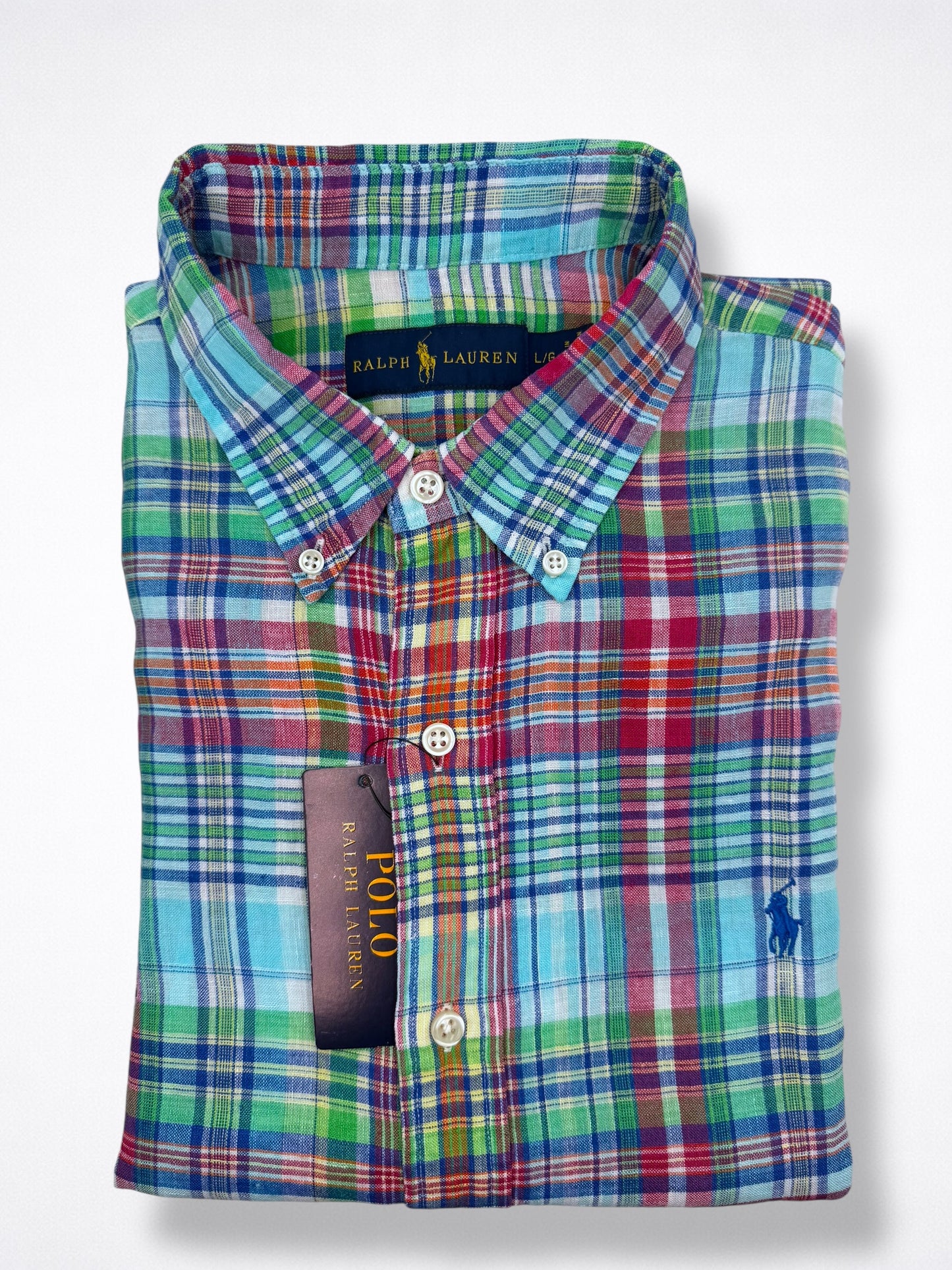 Camisa Polo Ralph Lauren Classic Fit Manga Corta Talla L