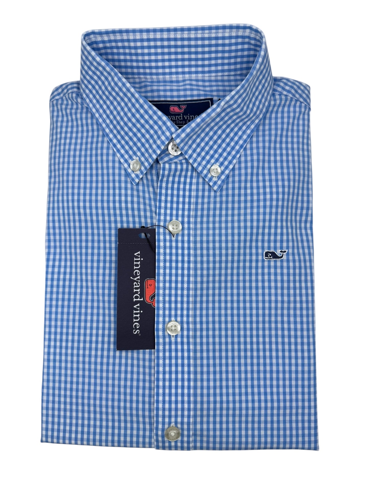 Camisa Vineyard Vines Custom Fit Manga Larga Talla S
