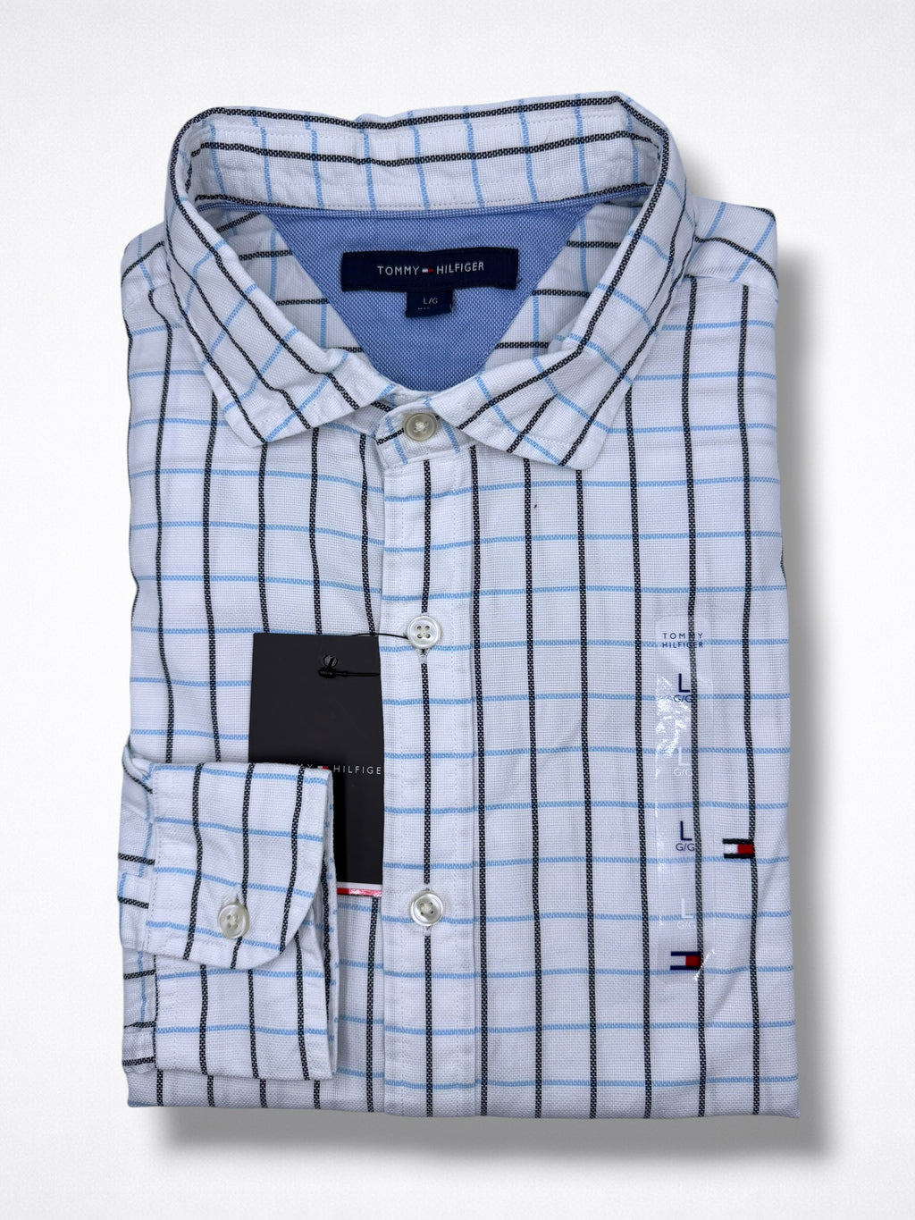 Camisa Tommy Hilfiger Classic Fit Manga Larga Talla L