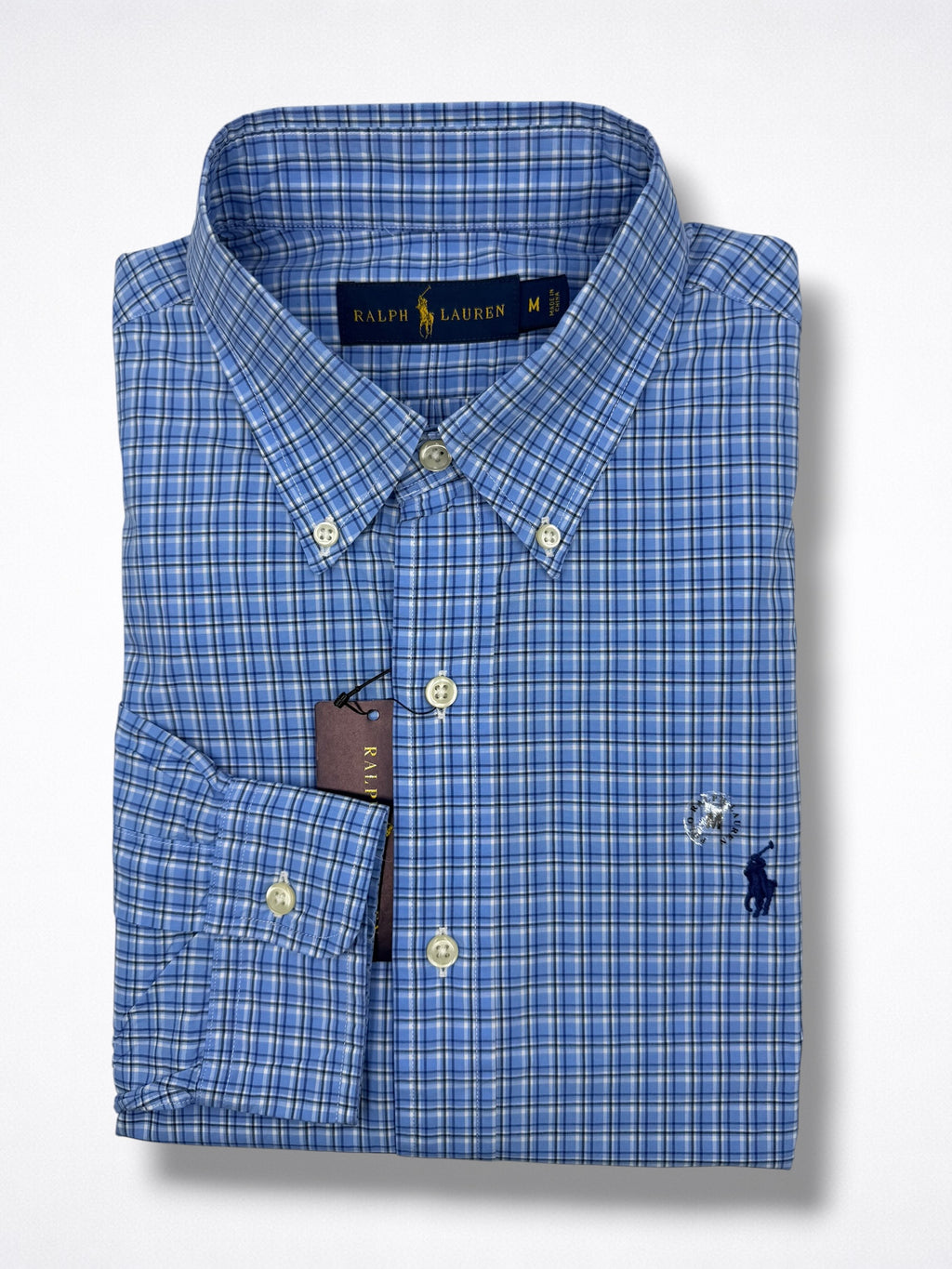 Camisa Polo Ralph Lauren Classic Fit Manga Larga Talla M