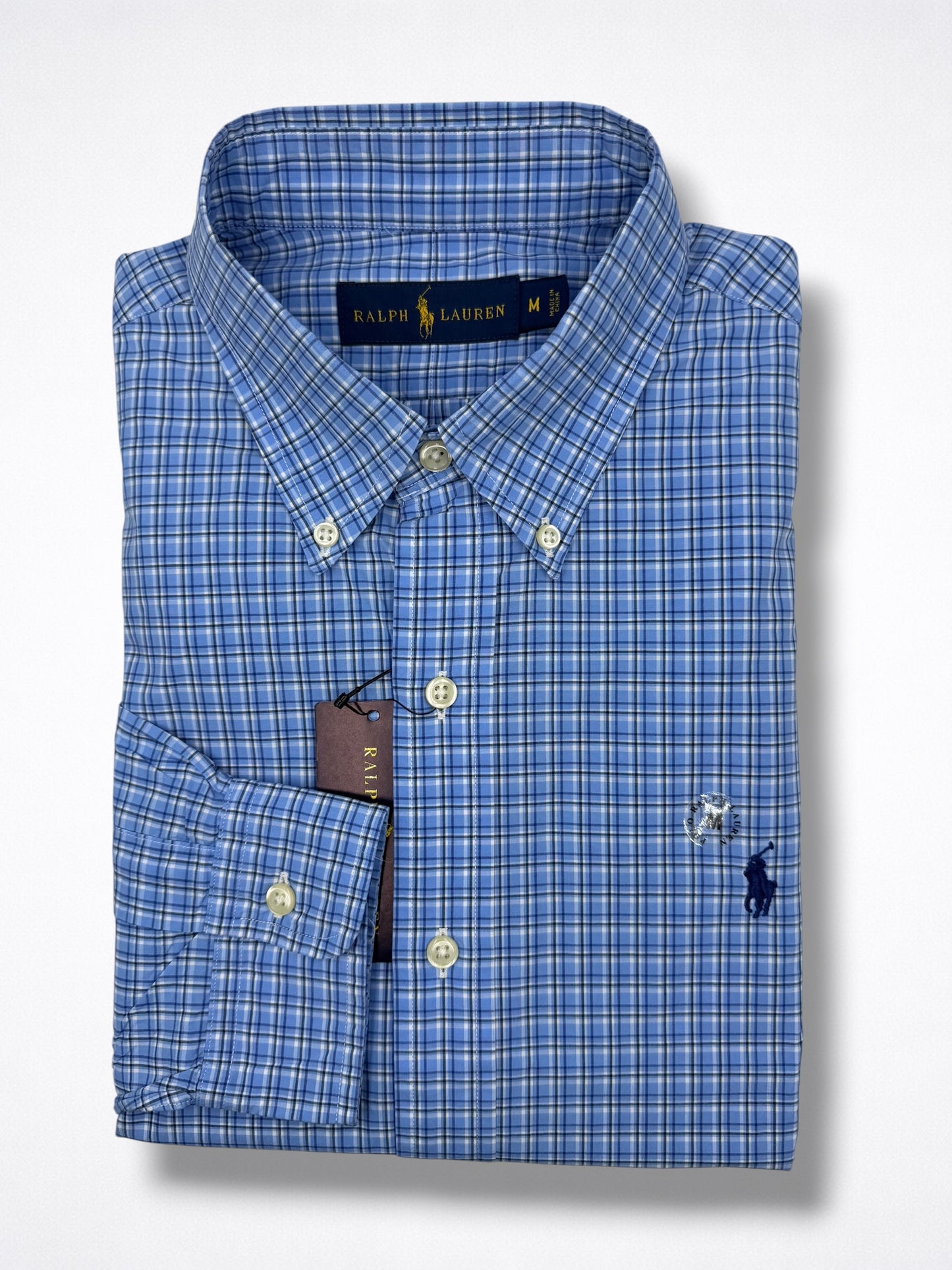 Camisa Polo Ralph Lauren Classic Fit Manga Larga Talla M