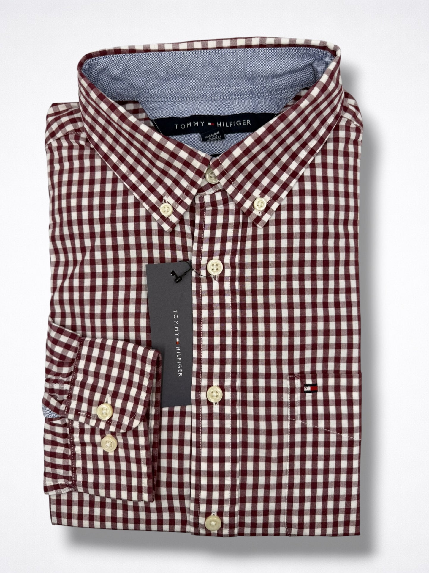 Camisa Tommy Hilfiger Classic Fit Manga Larga Talla M