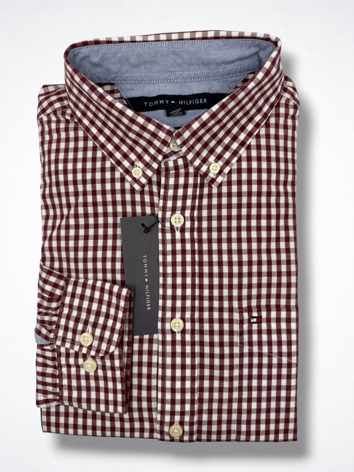 Camisa Tommy Hilfiger Classic Fit Manga Larga Talla M