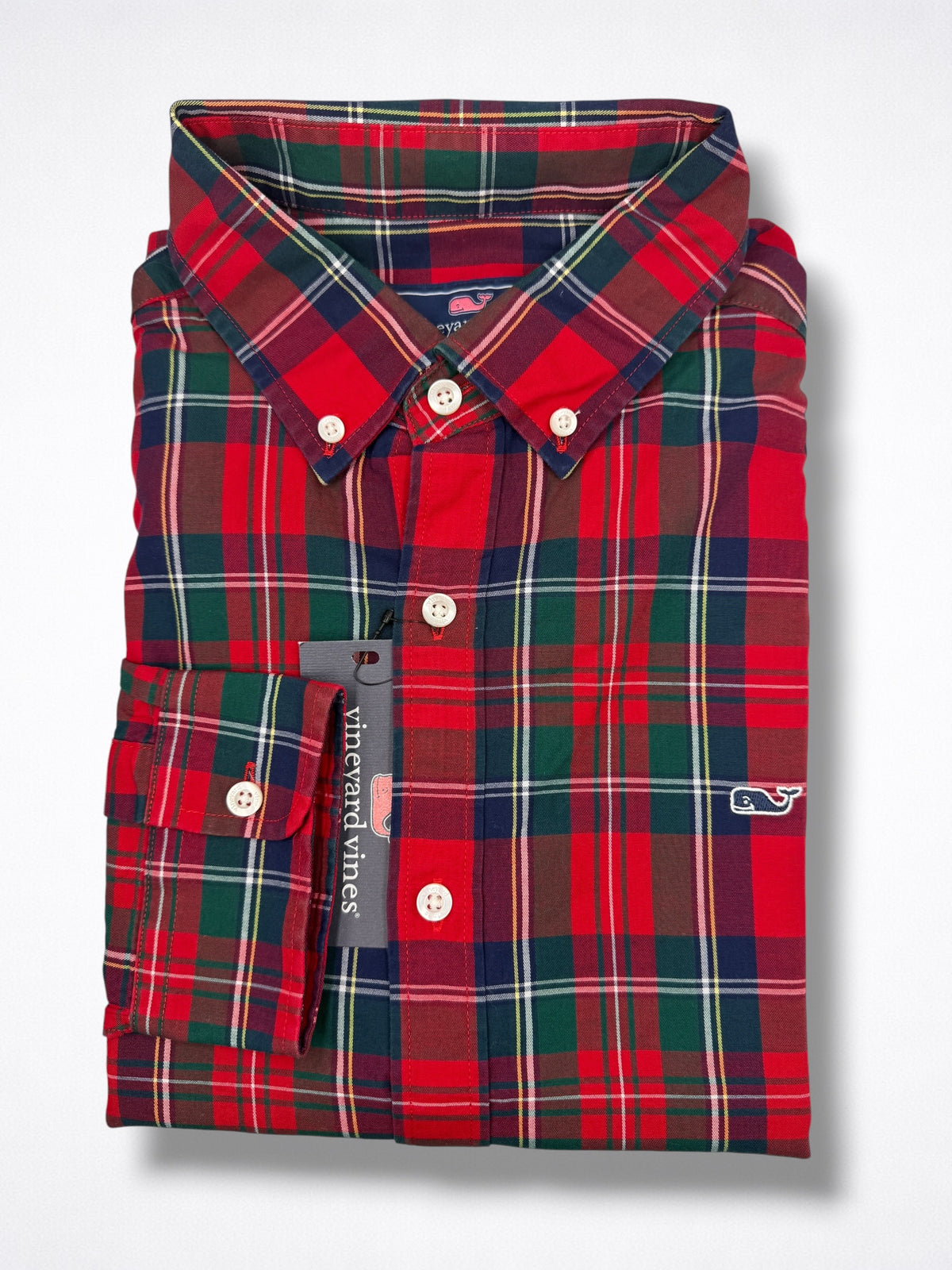 Camisa Vineyard Vines Classic Fit manga larga talla L