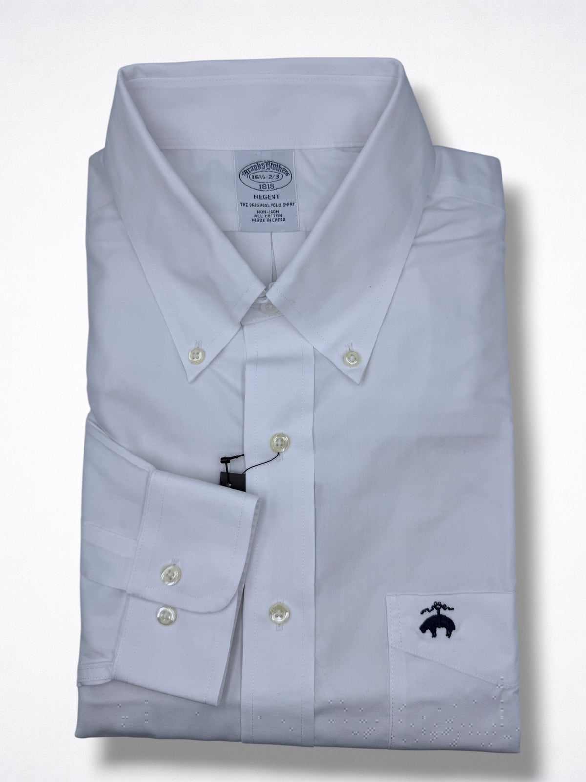 Camisa Brooks Brothers Classic Fit manga larga 32/33 talla L