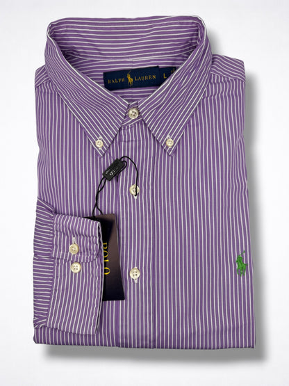 Camisa Polo Ralph Lauren Classic Fit Manga Larga Talla L