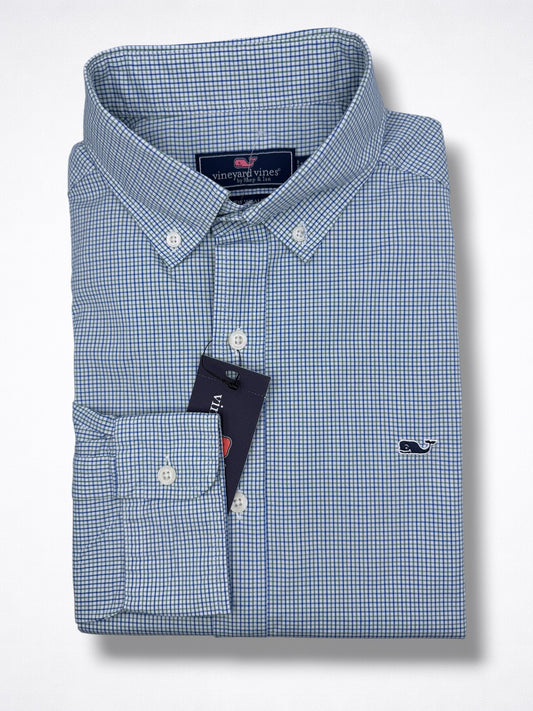 Camisa Vineyard Vines Classic Fit Manga Larga Talla S