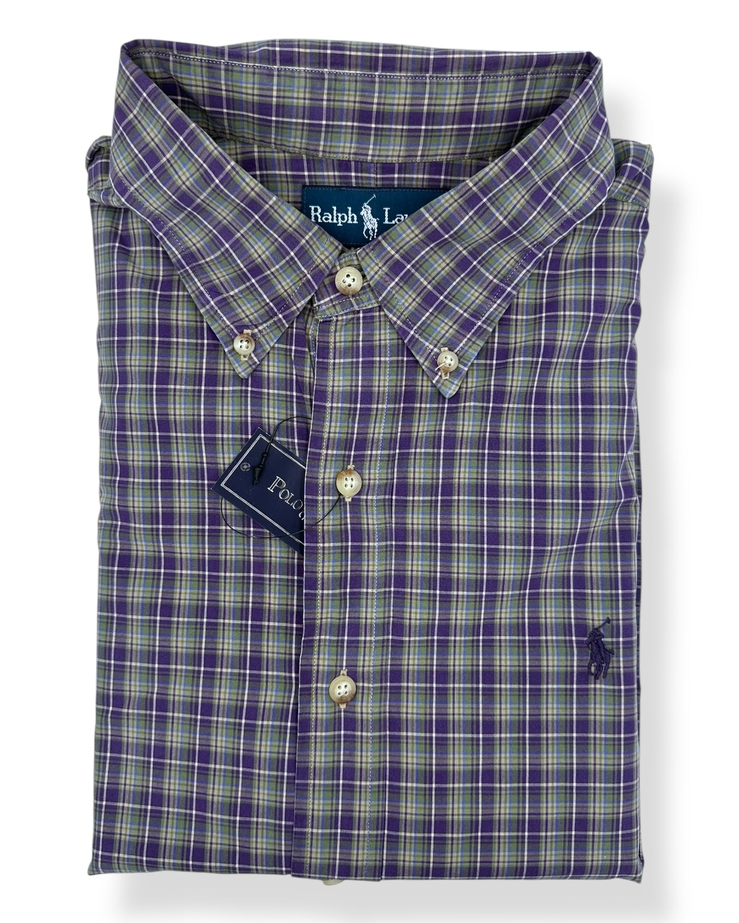 Camisa Polo Ralph Lauren Classic Fit Manga Larga Talla XL