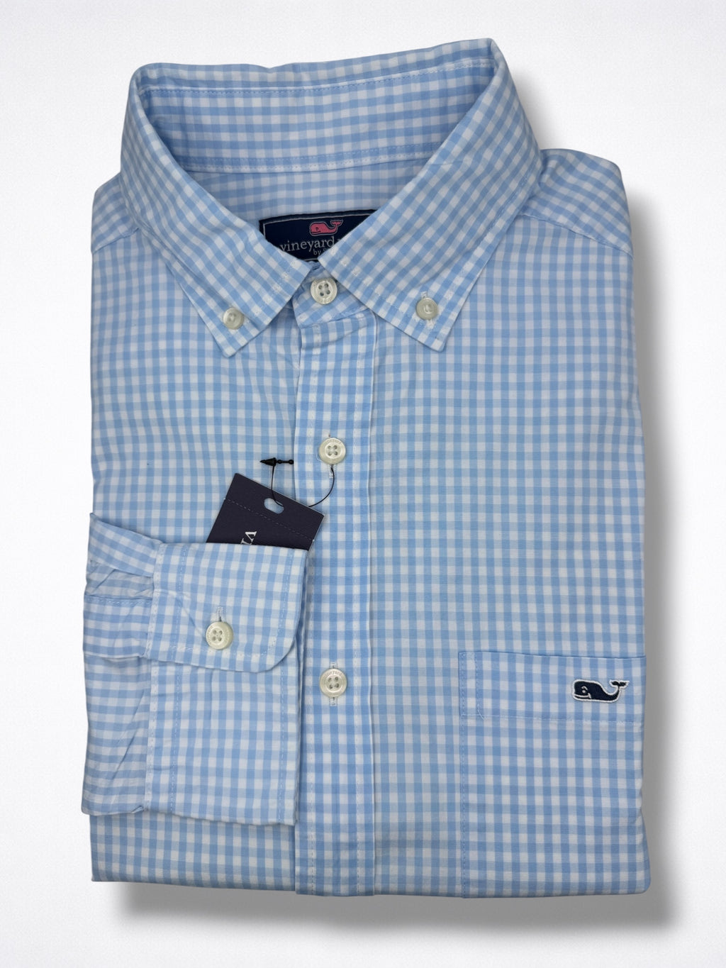 Camisa Vineyard Vines Classic Fit Manga Larga Talla S