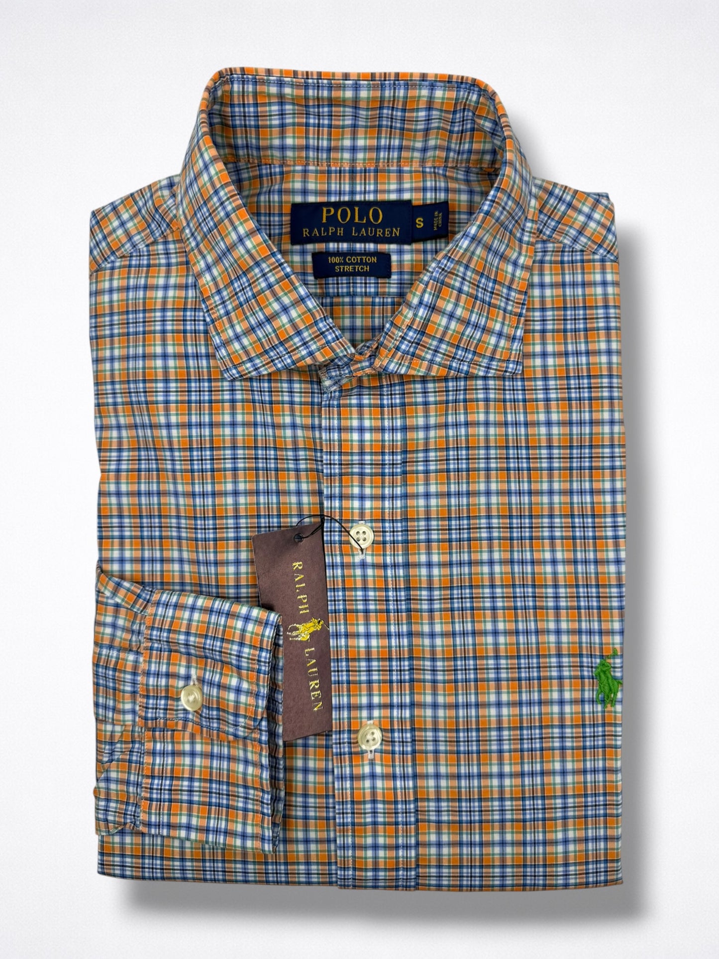 Camisa Polo Ralph Lauren Classic Fit Manga Larga Talla S