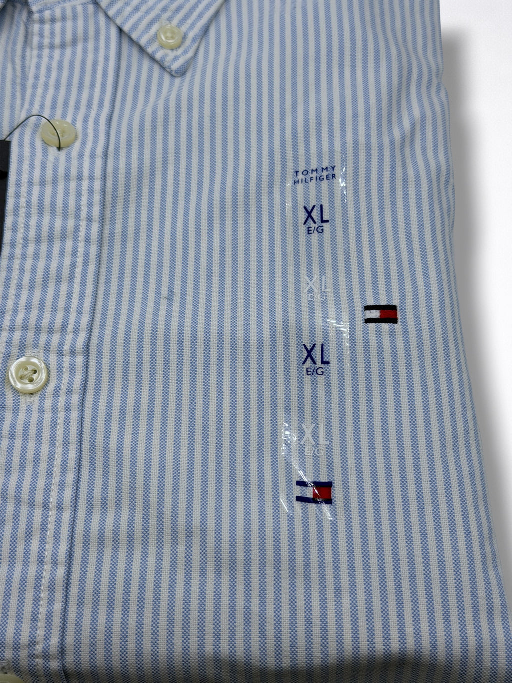 Camisa Tommy Hilfiger Custom Fit Manga Larga Talla XL