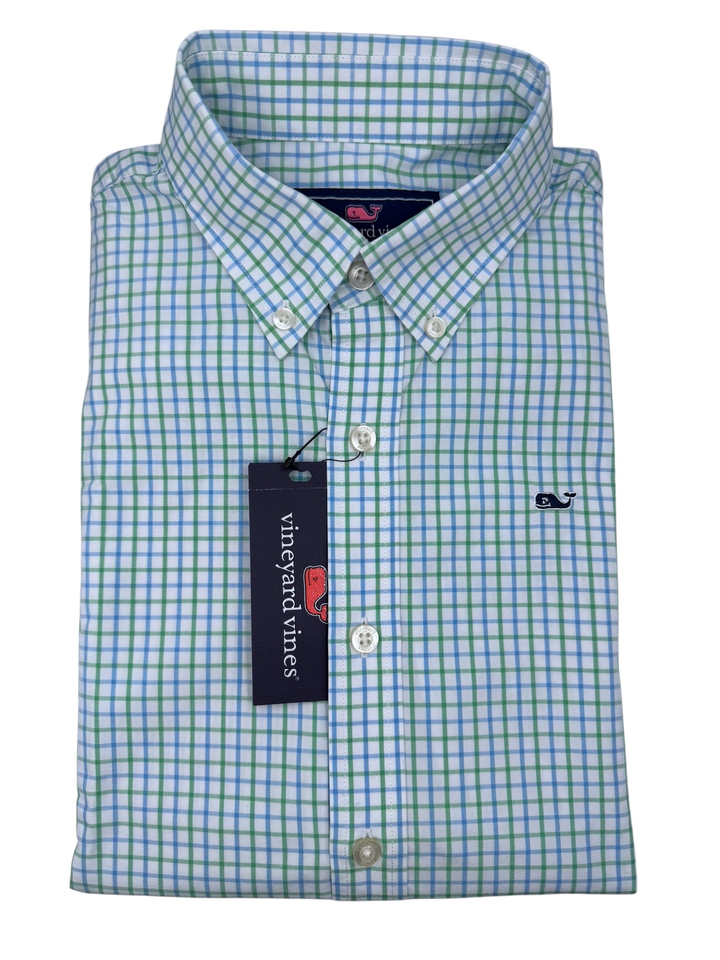 Camisa Vineyard Vines Custom Fit Manga Larga Talla S