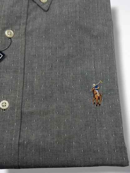 Camisa Polo Ralph Lauren Custom Fit Manga Larga Talla XL