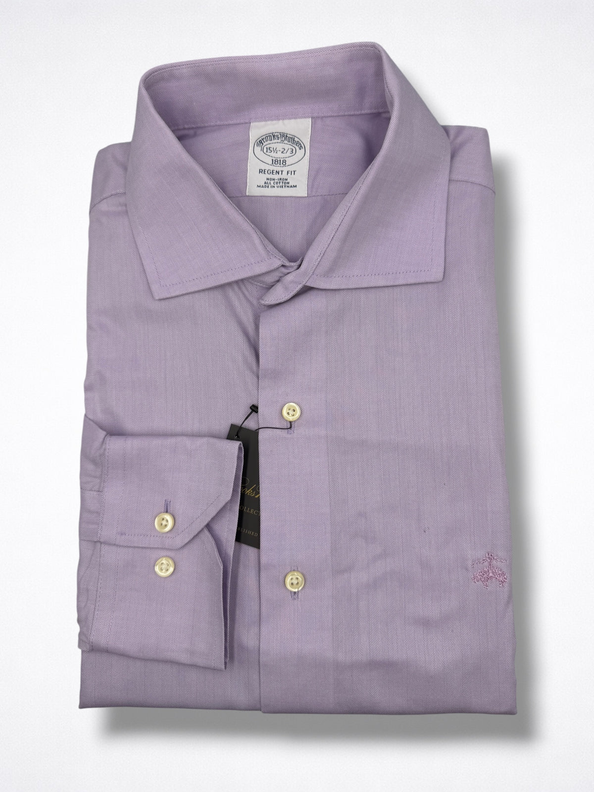 Camisa Brooks Brothers Classic Fit manga larga 32/33 talla M