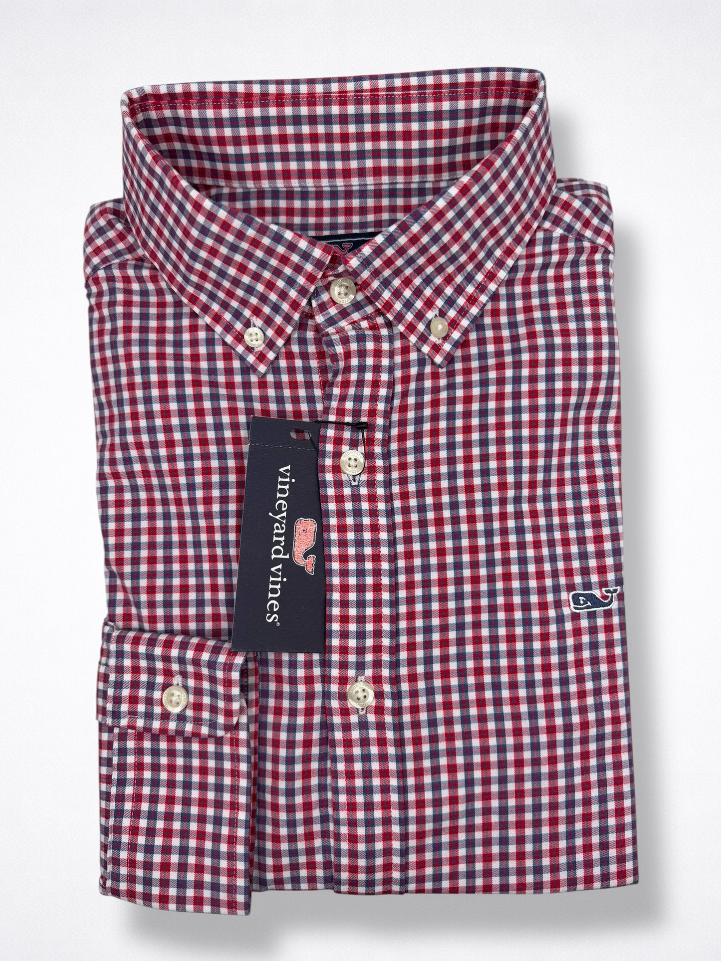Camisa Vineyard Vines Classic Fit Manga Larga Talla M