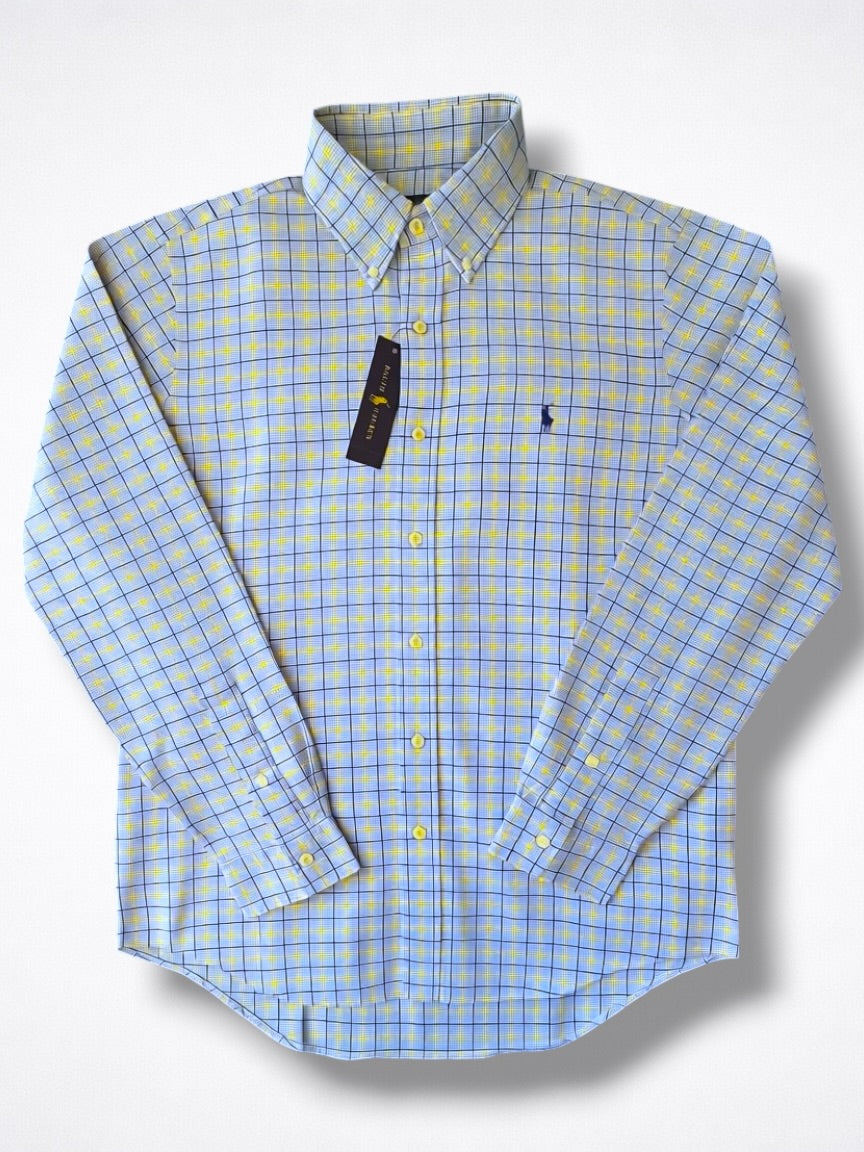 Camisa Polo Ralph Lauren Classic Fit Manga Larga Talla M
