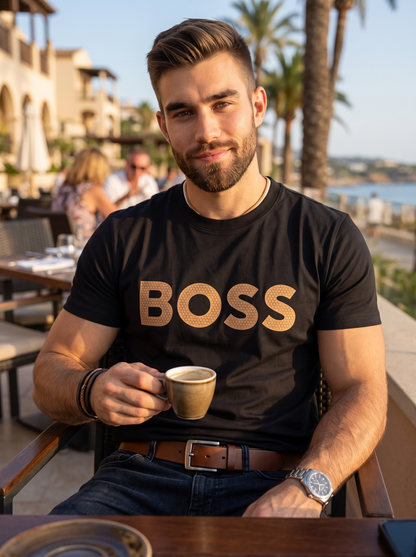 Playera Boss Classic Fit Cuello Redondo Talla XL