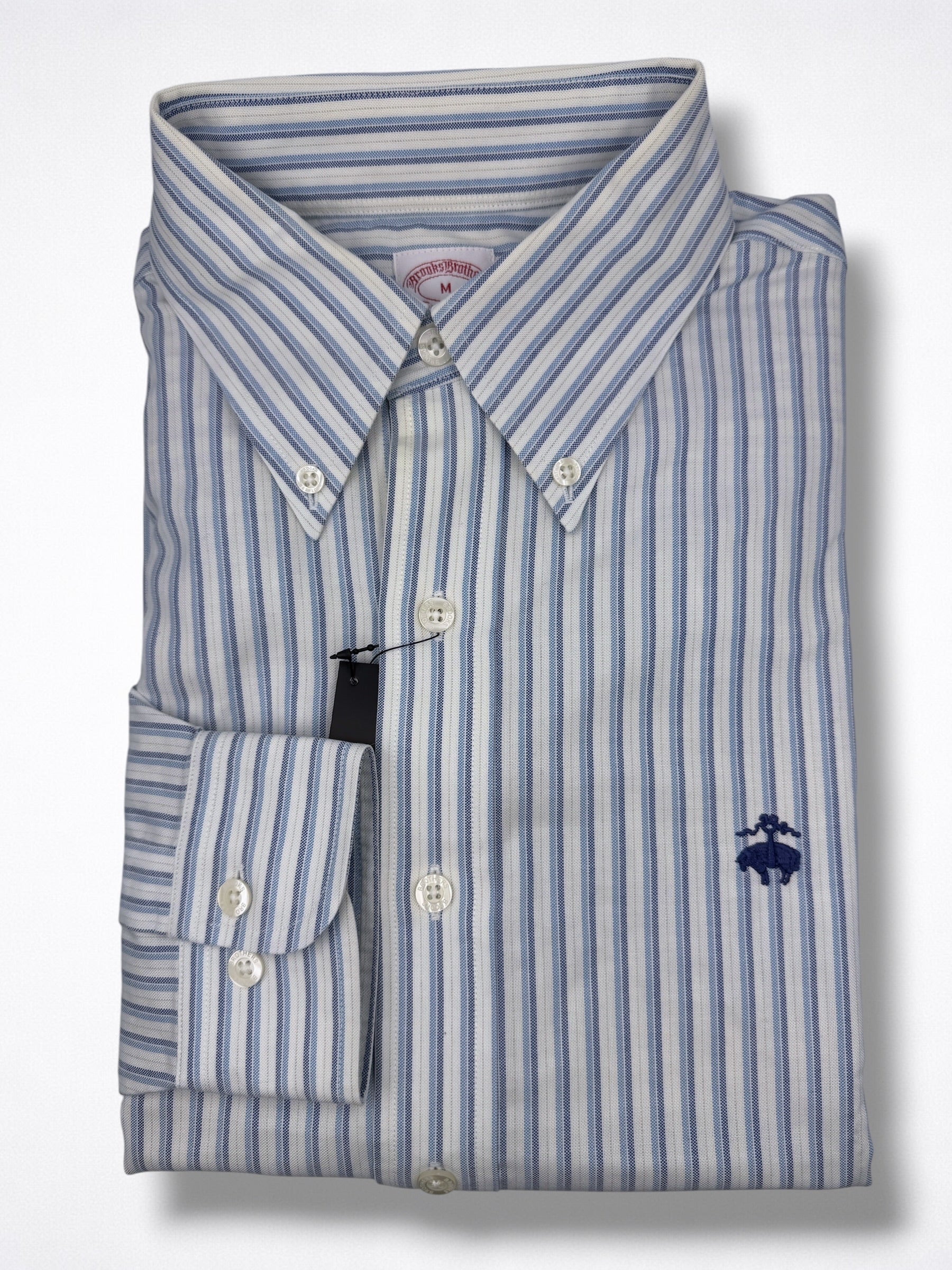Camisa Brooks Brothers Classic Fit Manga Larga Talla L