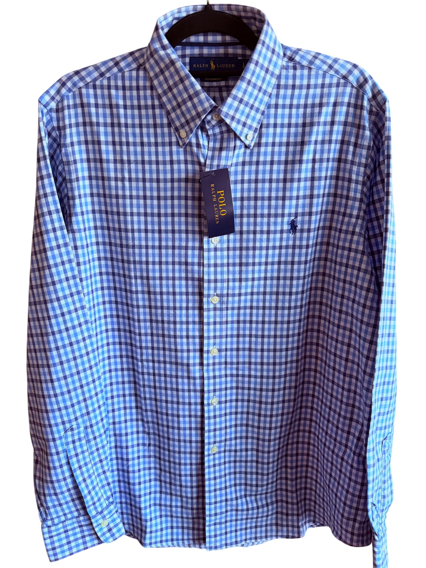 Camisa Polo Ralph Lauren Classic Fit Manga Larga Talla L