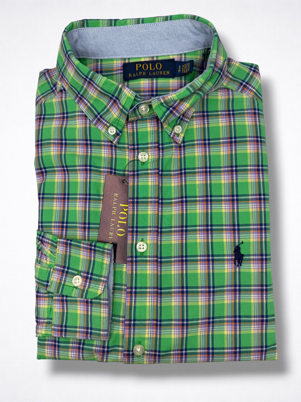 Camisa Polo Ralph Lauren Classic Fit Manga Larga Talla S
