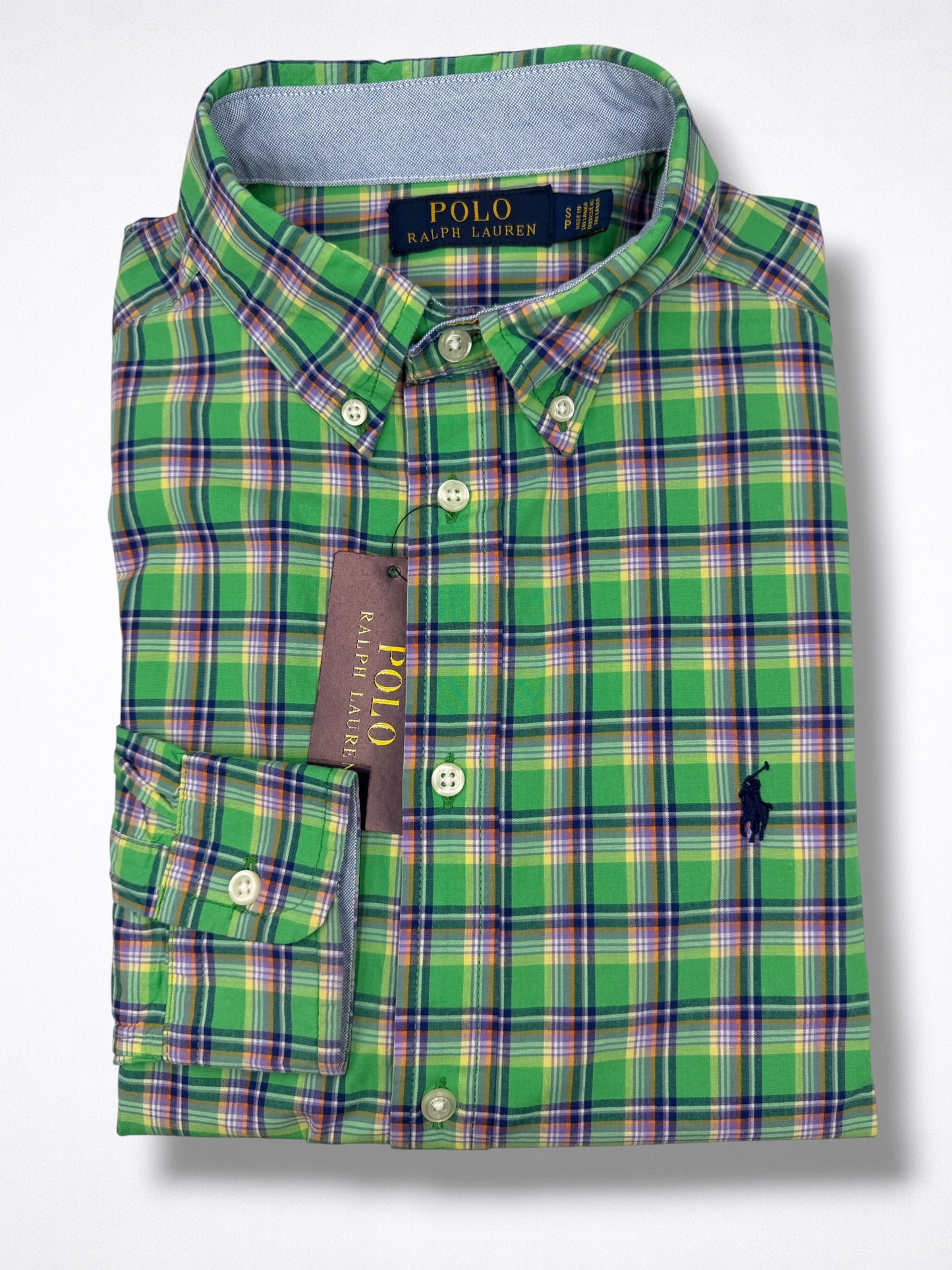 Camisa Polo Ralph Lauren Classic Fit Manga Larga Talla S